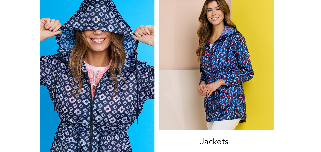 Showerproof Printed Pac A Mac - LA508